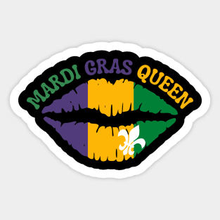 Mardi Gras Queen Sticker